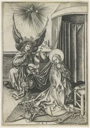 Bebudelsen, ca. 1480